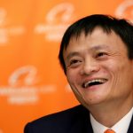 FILE PHOTO: Jack Ma, chairman and then-chief executive officer of Alibaba Group Holding Ltd., laughs at a news conference in Hong Kong, China, on Tuesday, Nov. 6, 2007. Alibaba, which rode China's emergence as an economic superpower over the last 15 years to become a massive online marketplace for everything from forks to forklifts, filed today for what could become the largest U.S. initial public offering ever. Photographer: Daniel J. Groshong/Bloomberg *** Local Caption *** Jack Ma